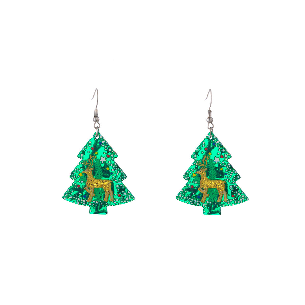 Wholesale Christmas tree  reindeer  snowflake earrings
