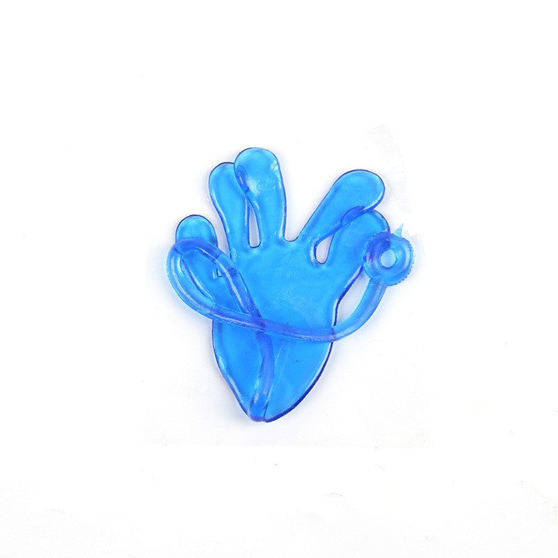 Wholesale Nostalgic Elastic Telescopic Sticky Palm Toys Trick Small Hand Stretch Trp Soft Rubber Elastic Palm