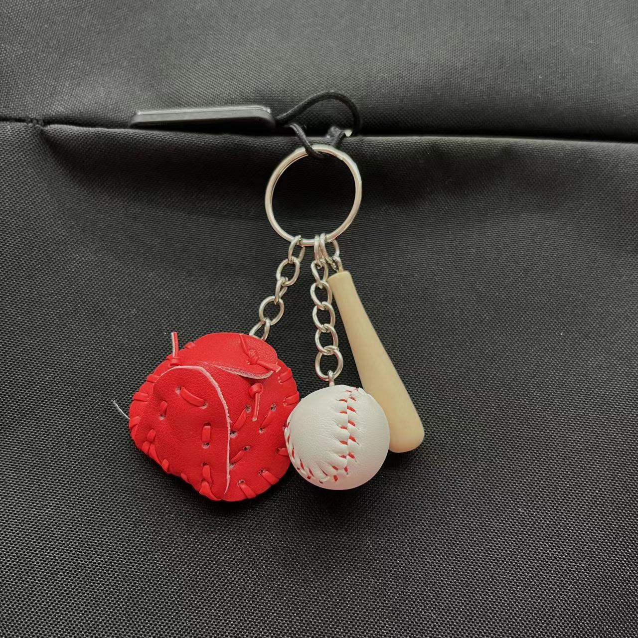 Wholesale Mini Cross-border Explosions Baseball Keychain Bag Pendant Softball Gloves Softball Baseball Pendant