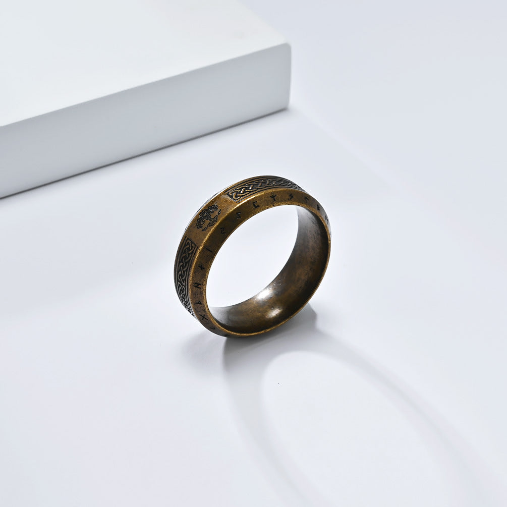 Wholesale Tree of Life Stainless Steel Ring