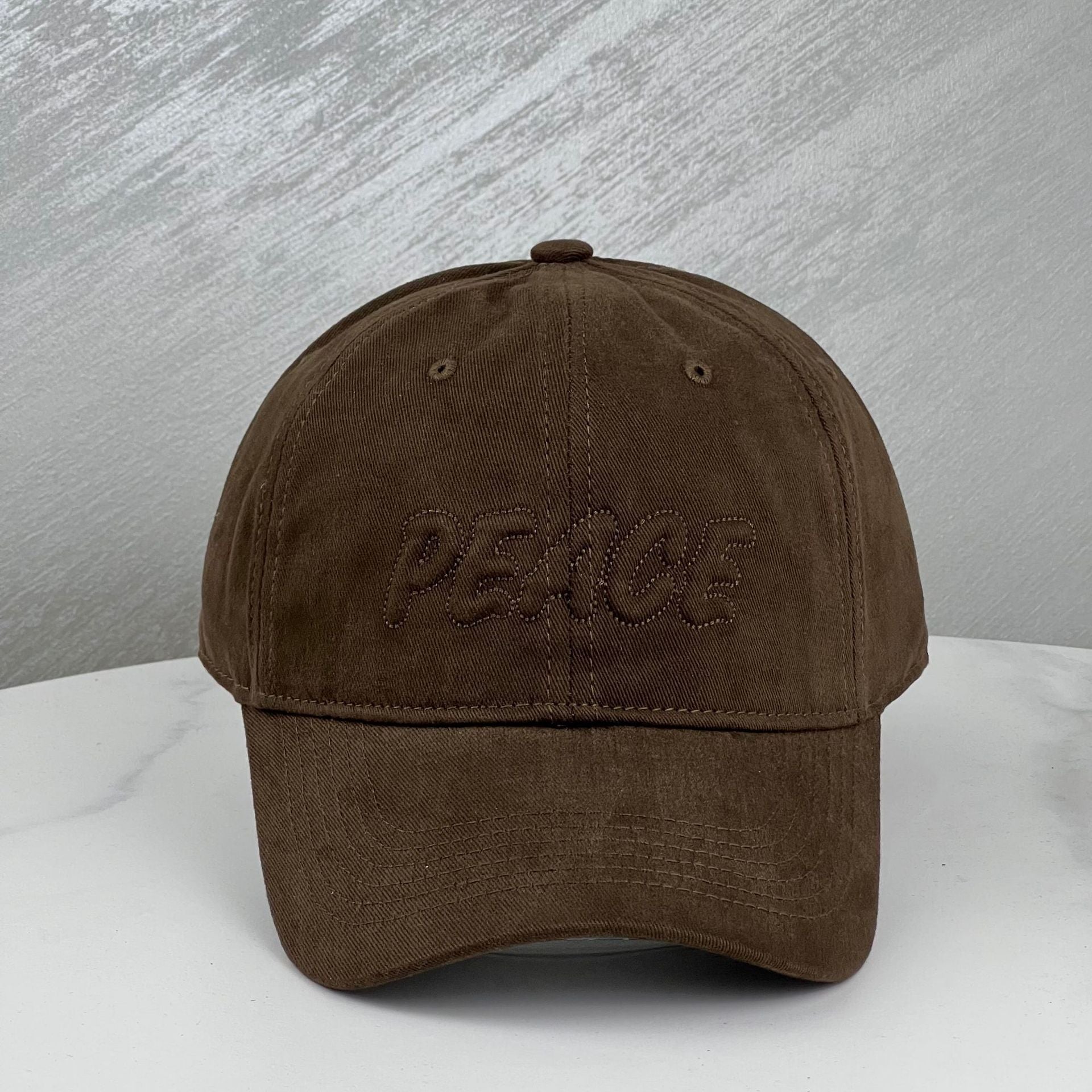 Wholesale Frosted Letter Embroidered Cotton Baseball Caps