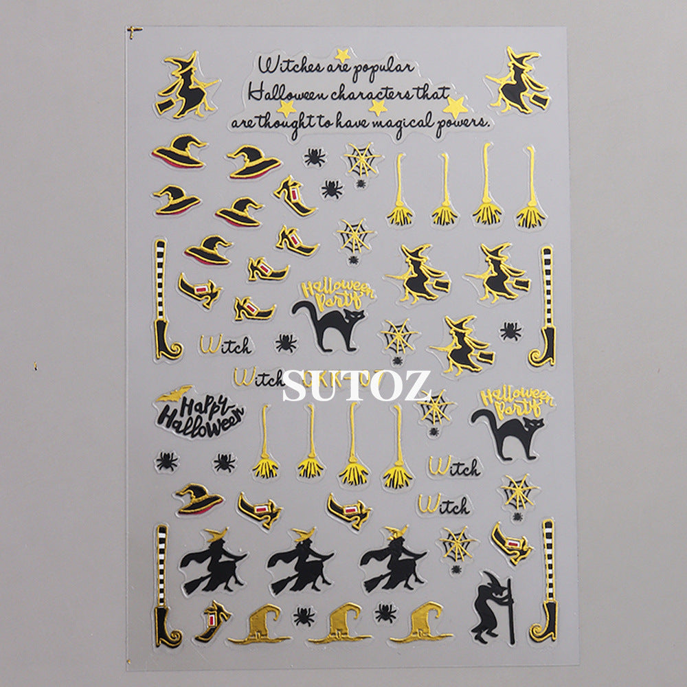 Wholesale DIY Wraps For Craft Gilded  Nail Art Stickers