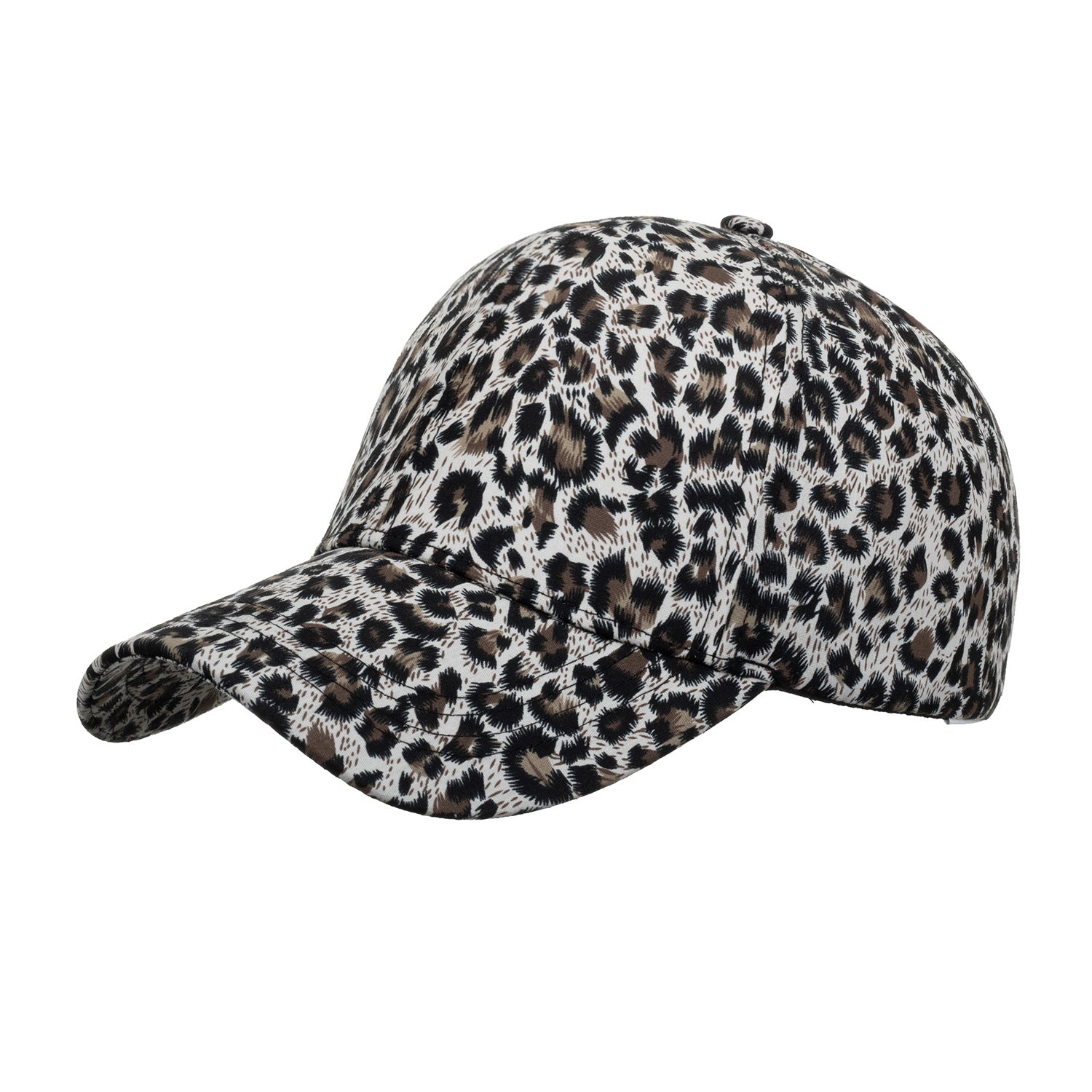 Wholesale Leopard print baseball cap outdoor hip hop sun visor cap