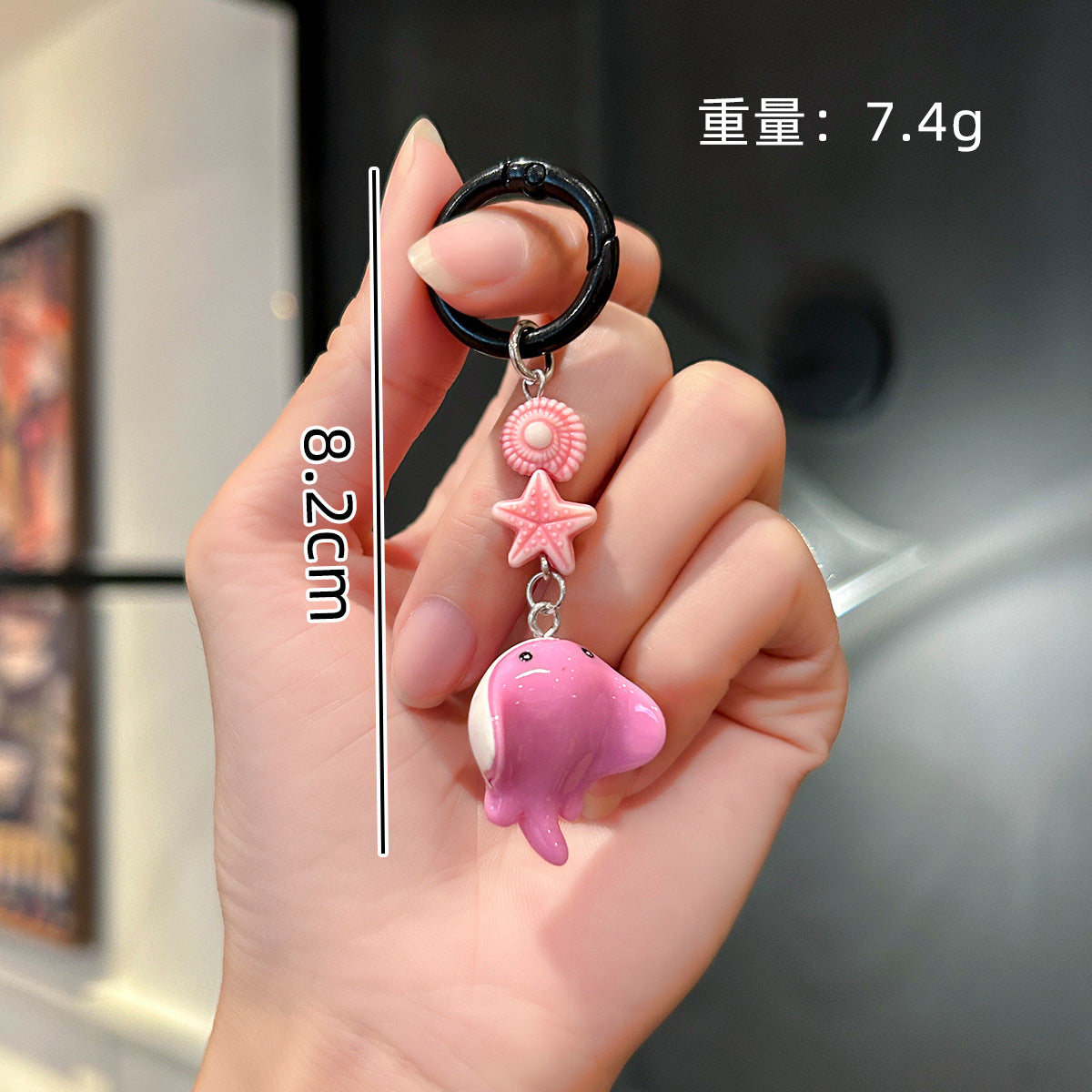 Wholesale Cute and diverse marine animal keychain