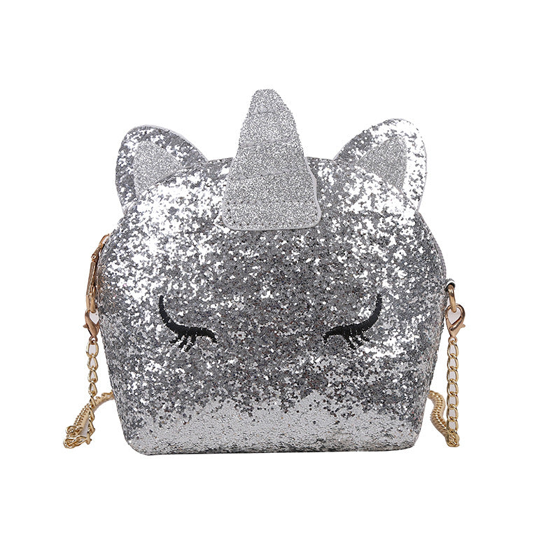 Bolsa de unicornio de lentejuelas al por mayor PU