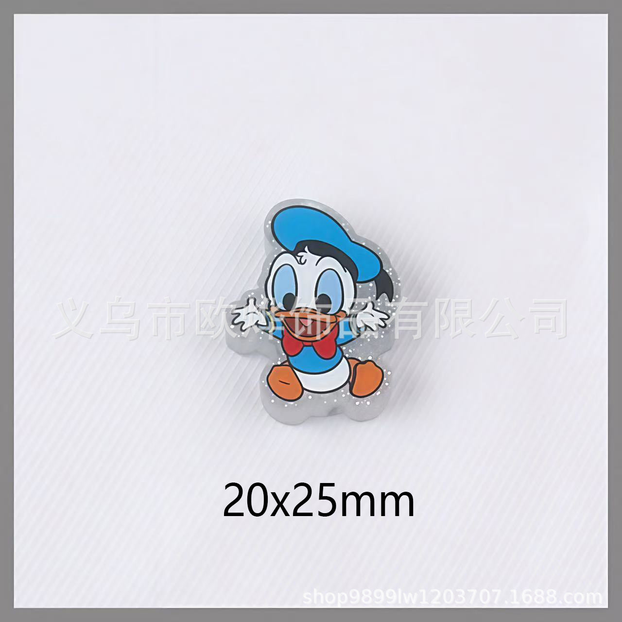 Wholesale 10pcs glitter cartoon straight-hole DIY acrylic beads OLY Exclusive