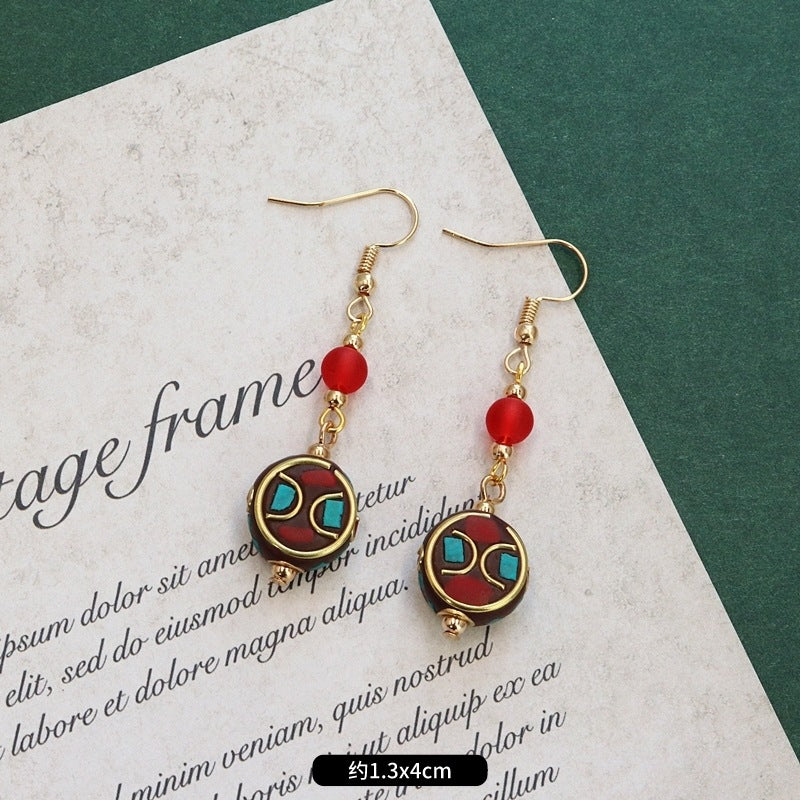 Wholesale Nepal Minimalist Alloy Earrings