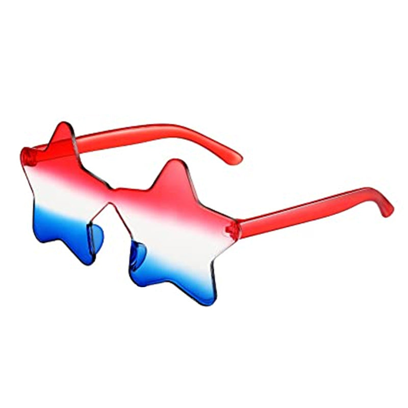 Wholesale Party American Independence Day Love Heart Sunglasses