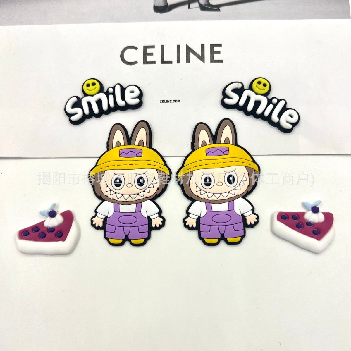 Wholesale DIY Perforated Shoe Buckles DIY Soft Rubber Shoe Buckles OLY Exclusive