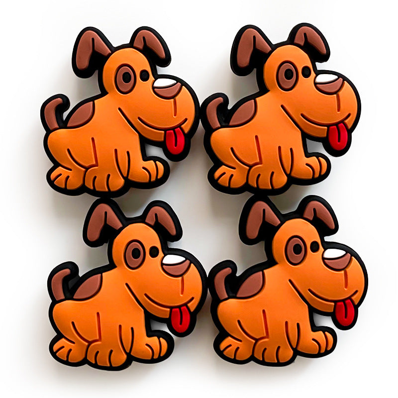 Wholesale 10pcs Food grade animal silicone beads DIY pacifier chain