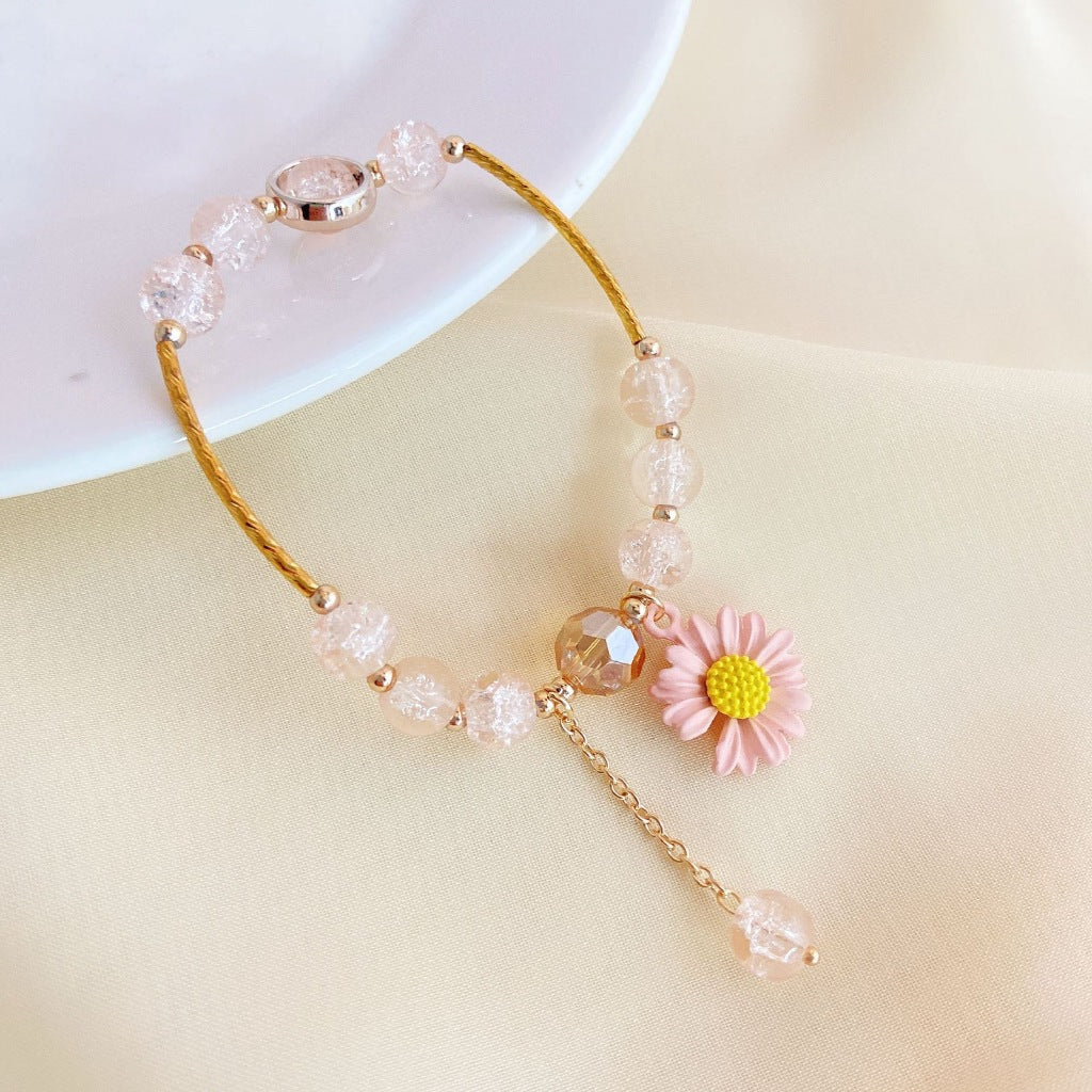 Wholesale Small Fresh Daisy Bracelet
