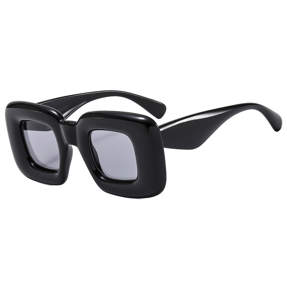 Wholesale New Large Square Frame PC Sunglasses