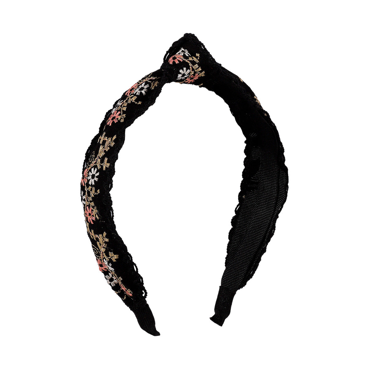 Wholesale Embroidered Flower Floral Headband