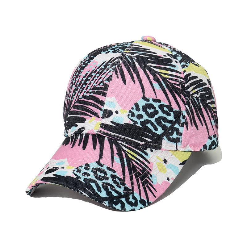 Wholesale Hip Hop Visor Tie Dye Polyester Baseball Cap