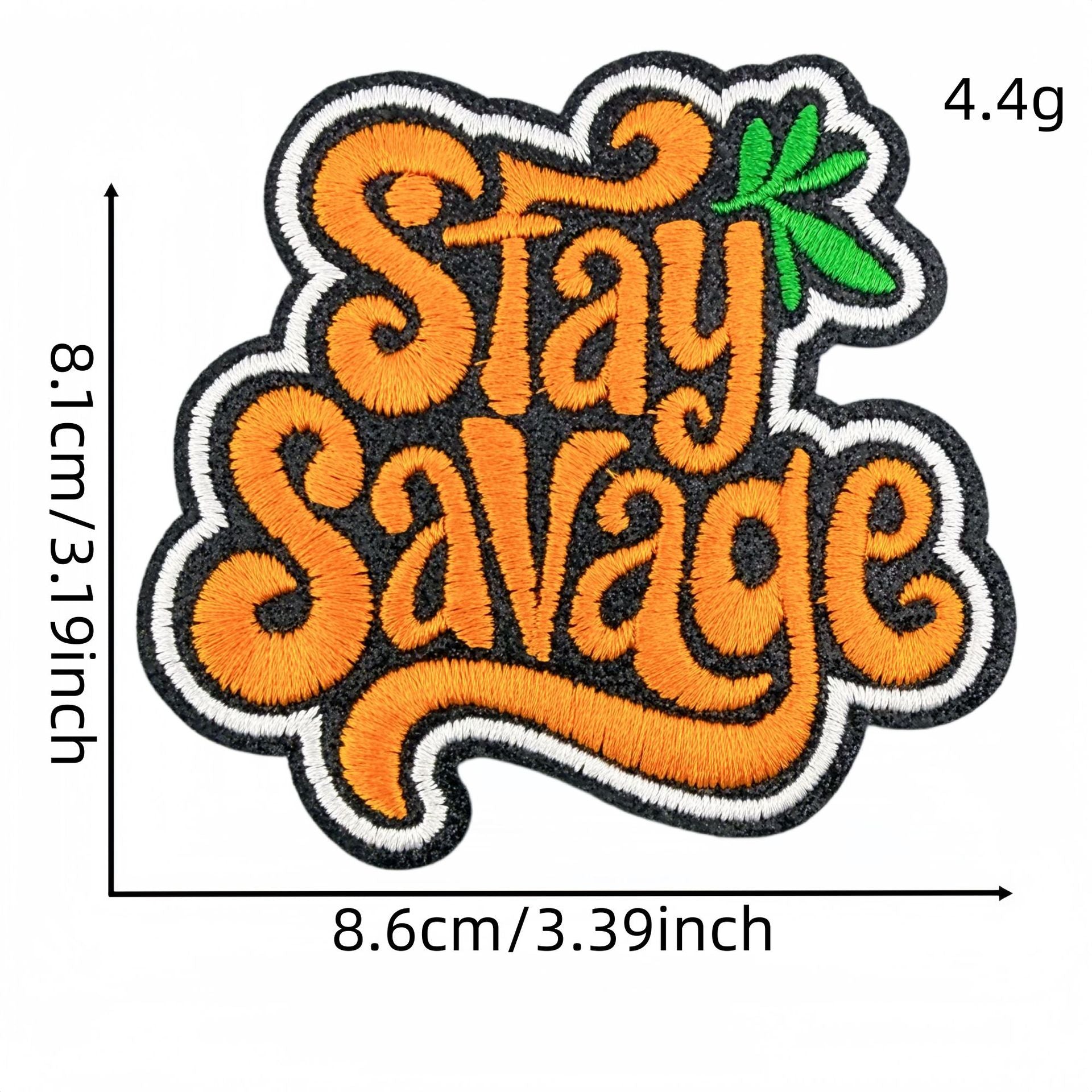Wholesale Stylish 20 Piece Embroidered Letter Patches Leopard Print Iron On Badges For Clothing Bags DIY Craft Supply