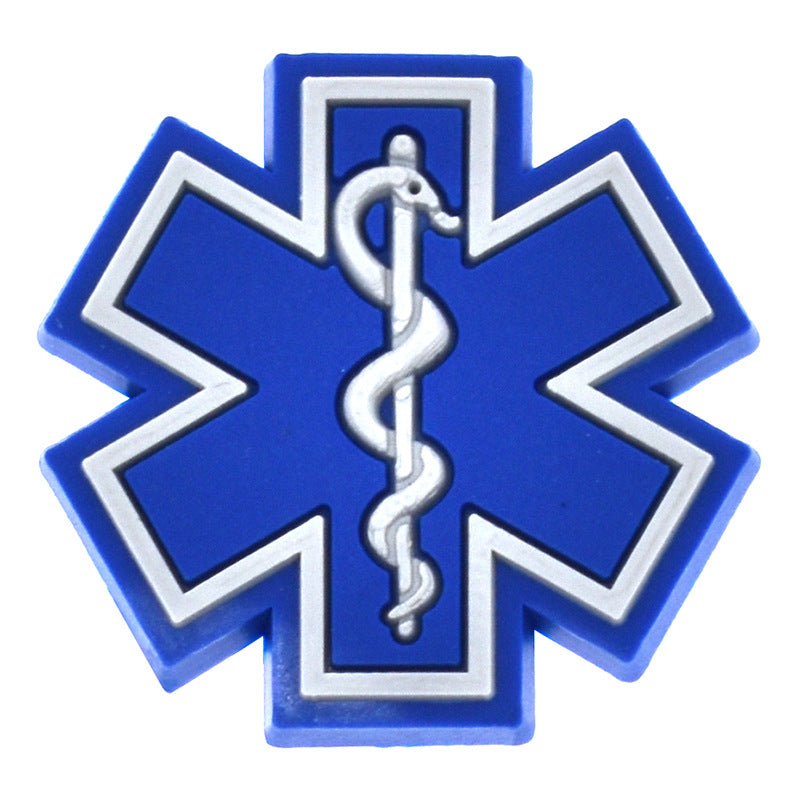 Wholesale 100pcs PVC Cartoon Medical Health DIY Shoe Buckle