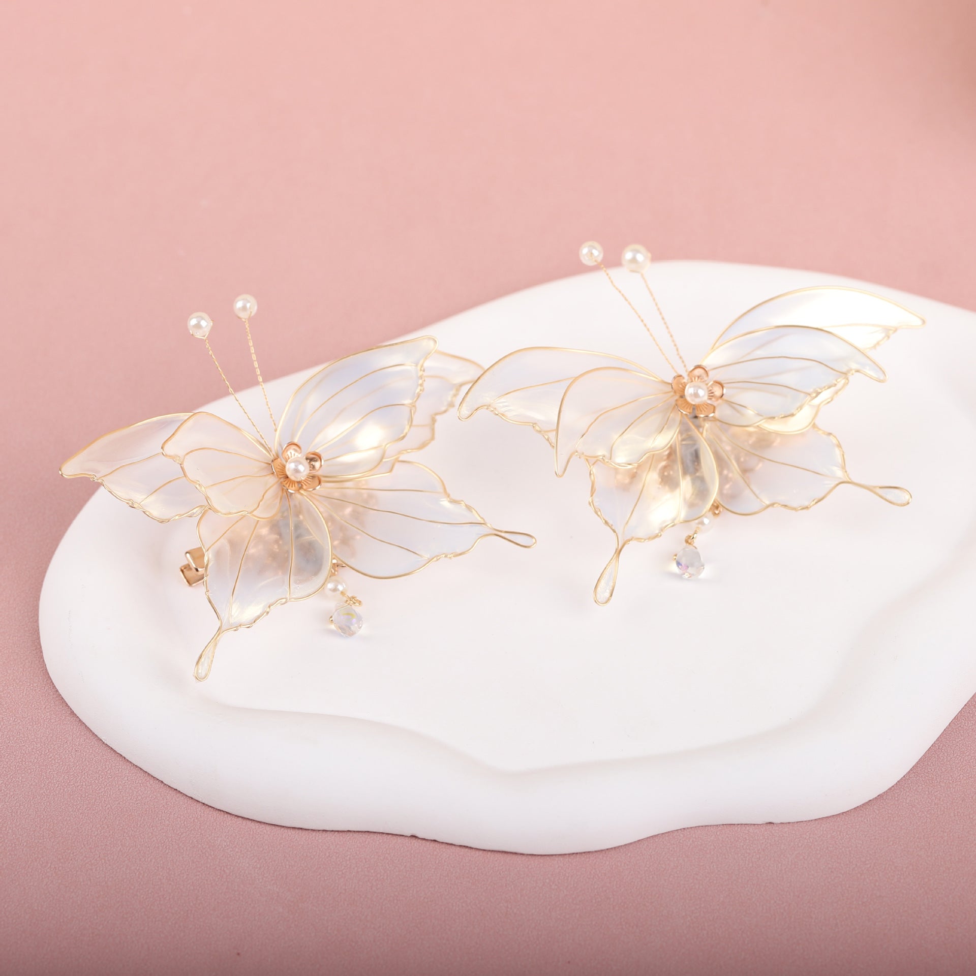 Wholesale flower liquid headdress national headdress hairpin Valentine's Day gift