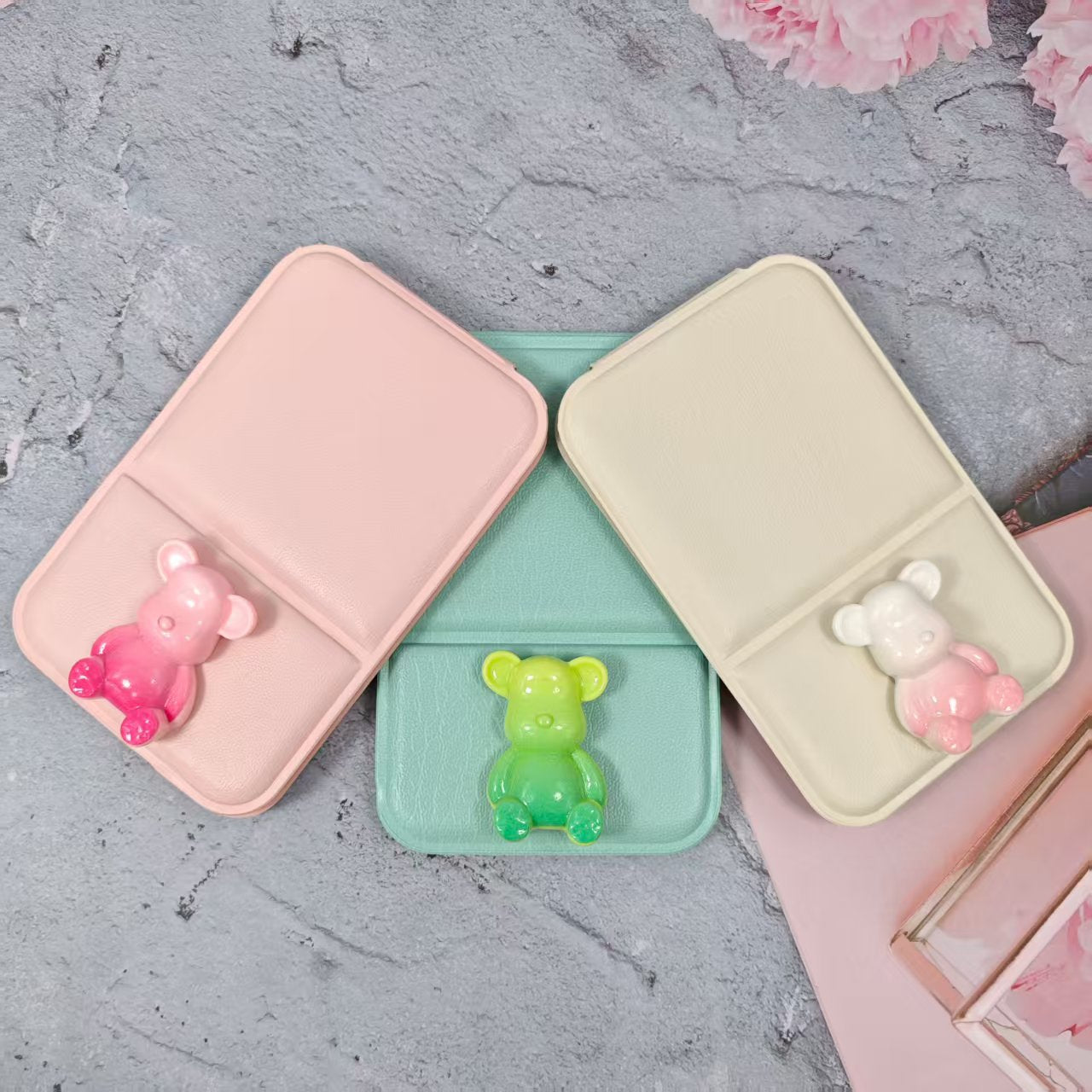 Wholesale Bow shaped folding makeup mirror