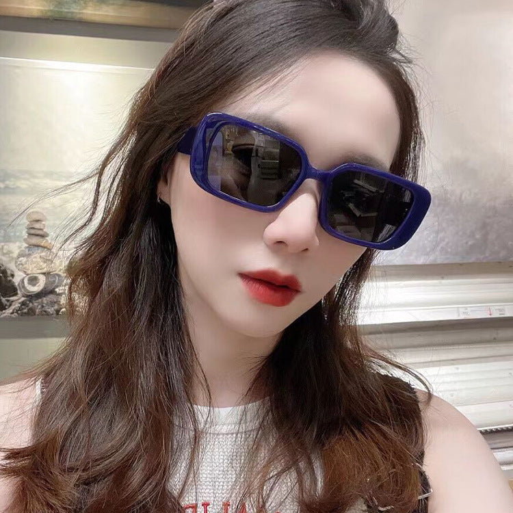 Wholesale Small frame rectangular retro sunglasses