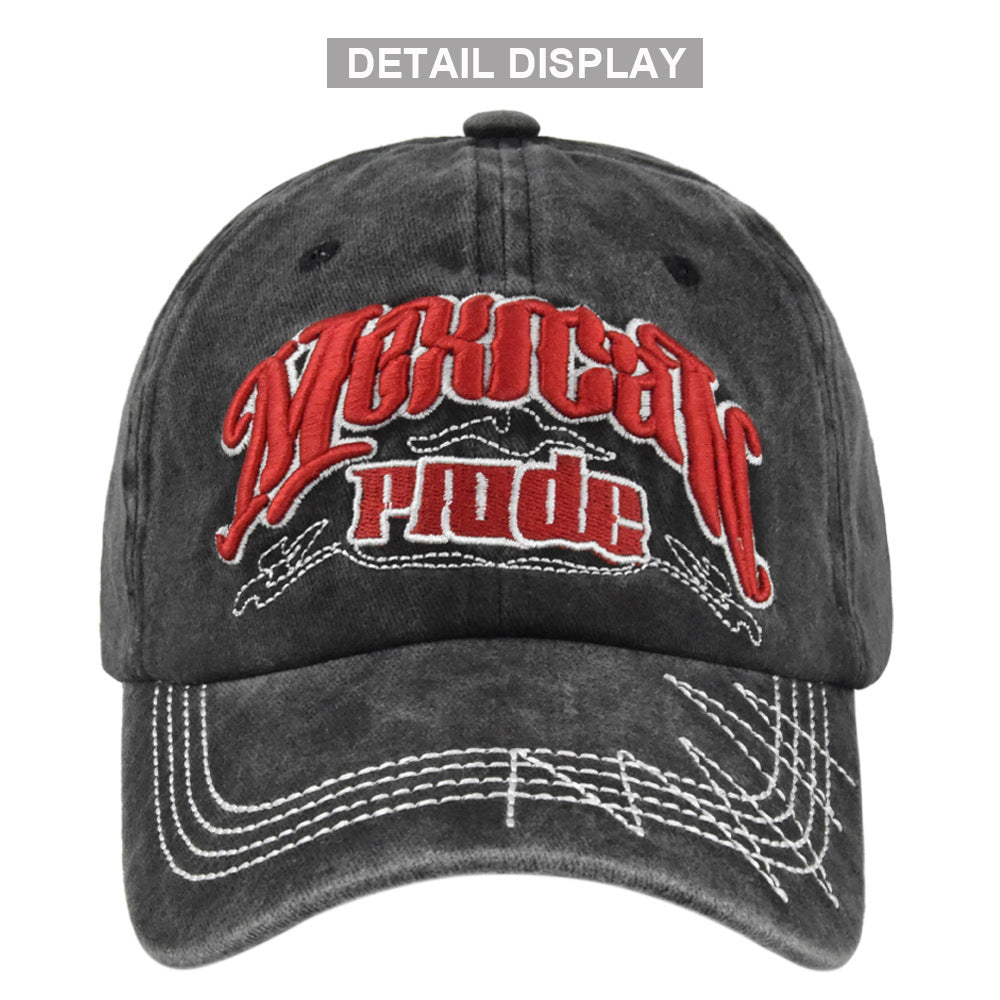 Gorra de béisbol bordada de algodón algodón al por mayor