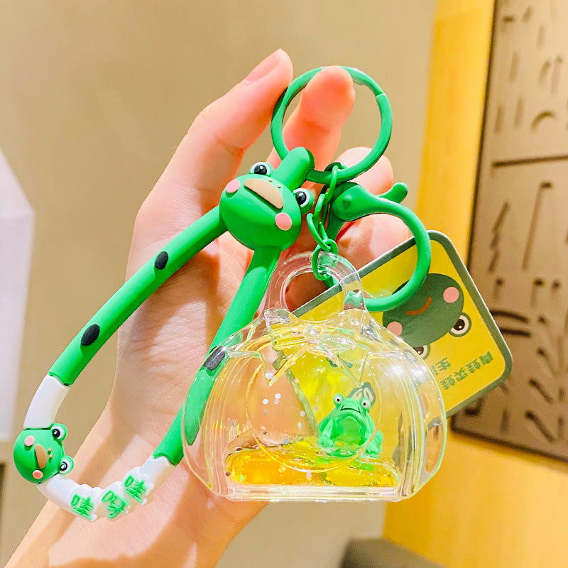 Wholesale Cartoon Frog Acrylic Keychains