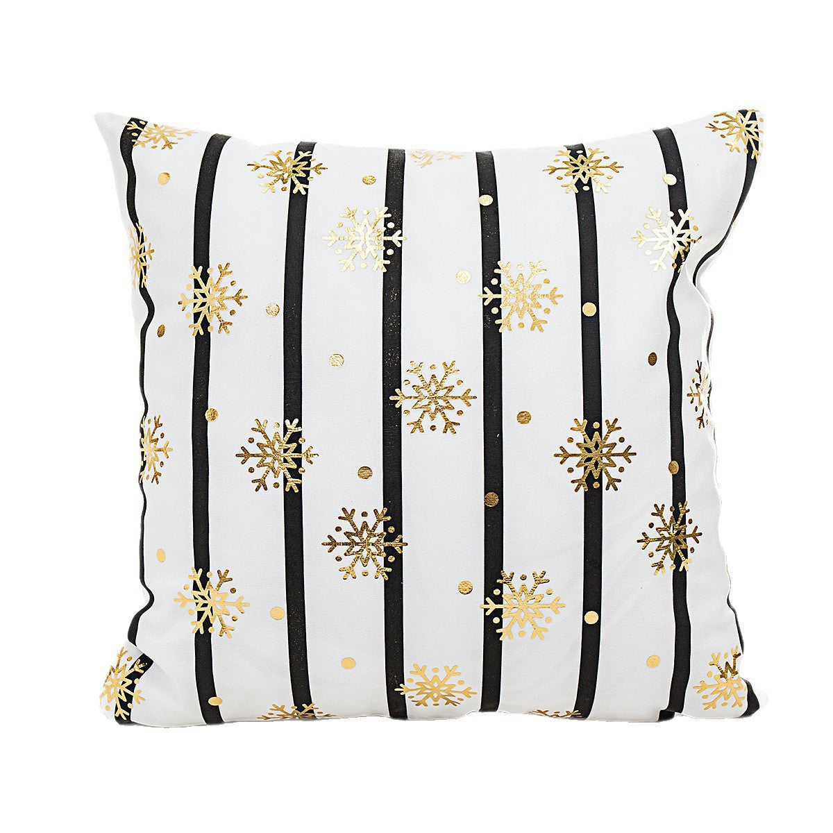 Wholesale Christmas atmosphere gold-stamping festive pillowcase