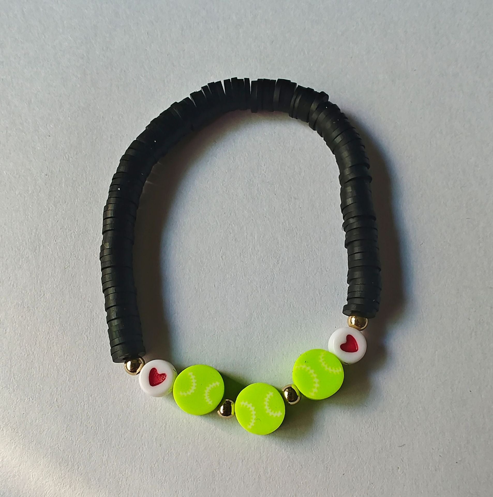 Wholesale Sports Ball Basketball Baseball Football Soft Acrylic Bracelet