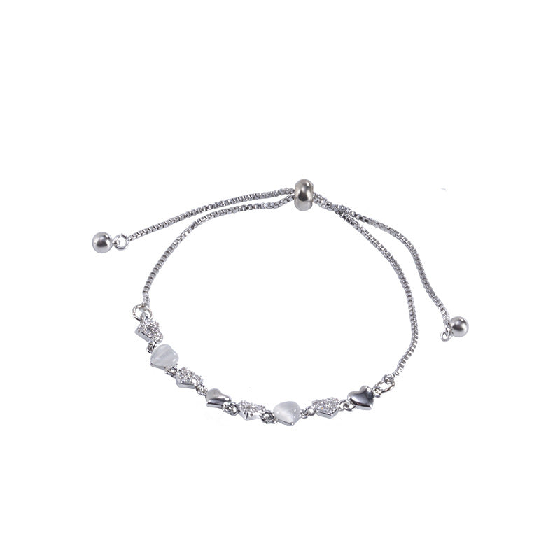Wholesale titanium steel female niche all-match light luxury high-end lovers bracelet