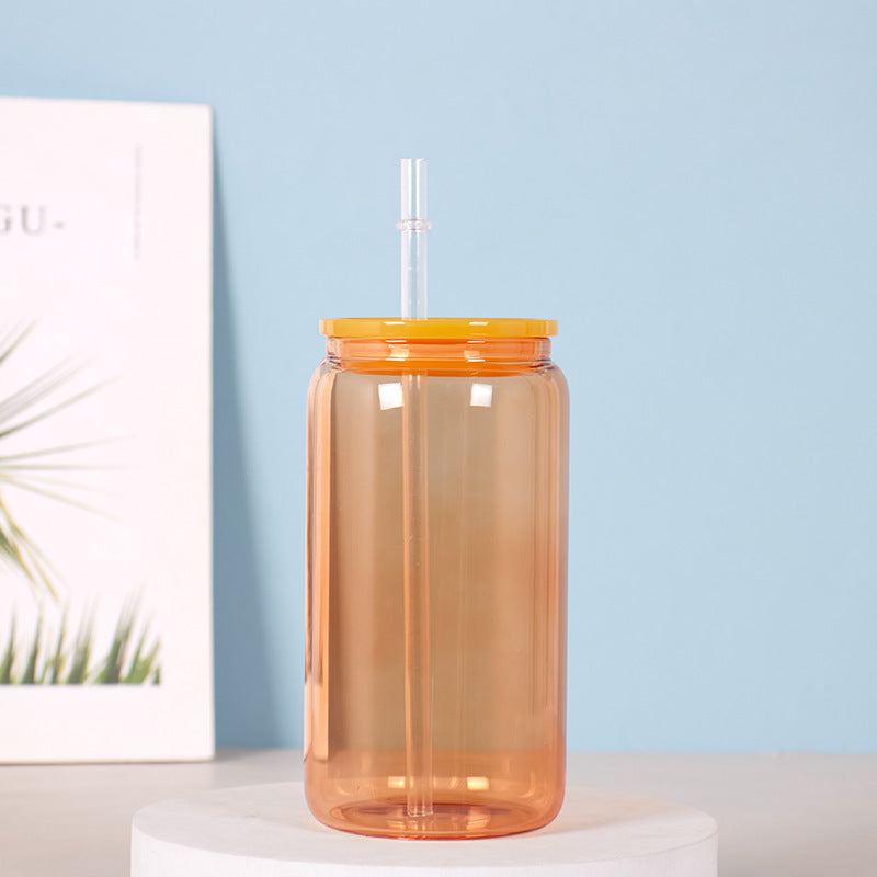 Wholesale Sublimation Heat Transfer 16oz Frosted Glass Cup