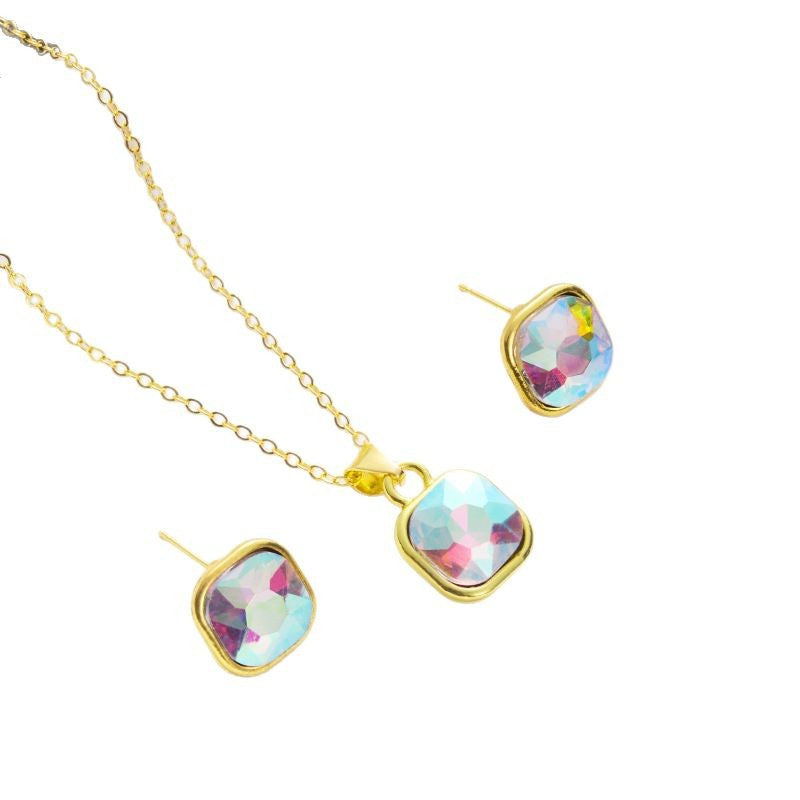 Wholesale Simple pendant earring jewelry set