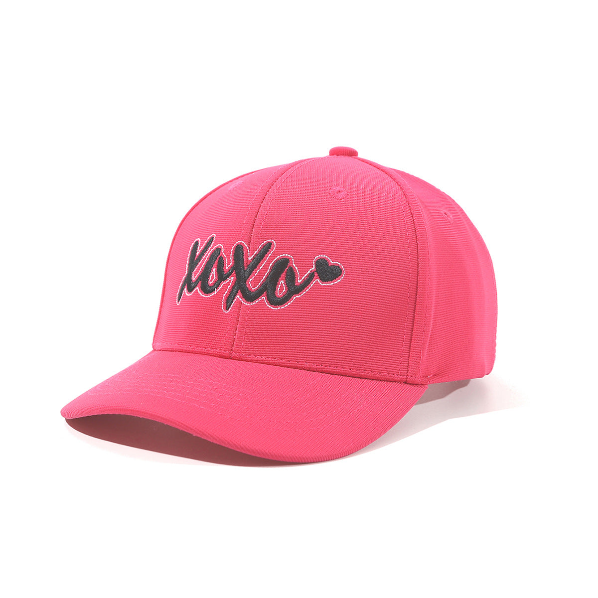 Wholesale Valentine's Day XOXO Embroidery Fashion Hard Top Baseball Cap