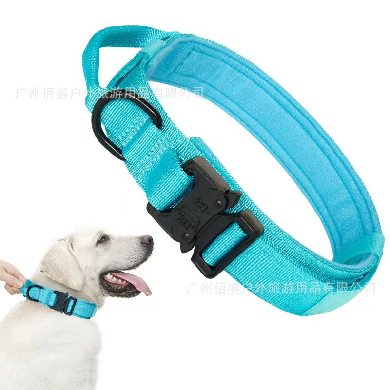 Wholesale Outdoor Nylon Water Repellent Adjustable Tactical Dog Collar