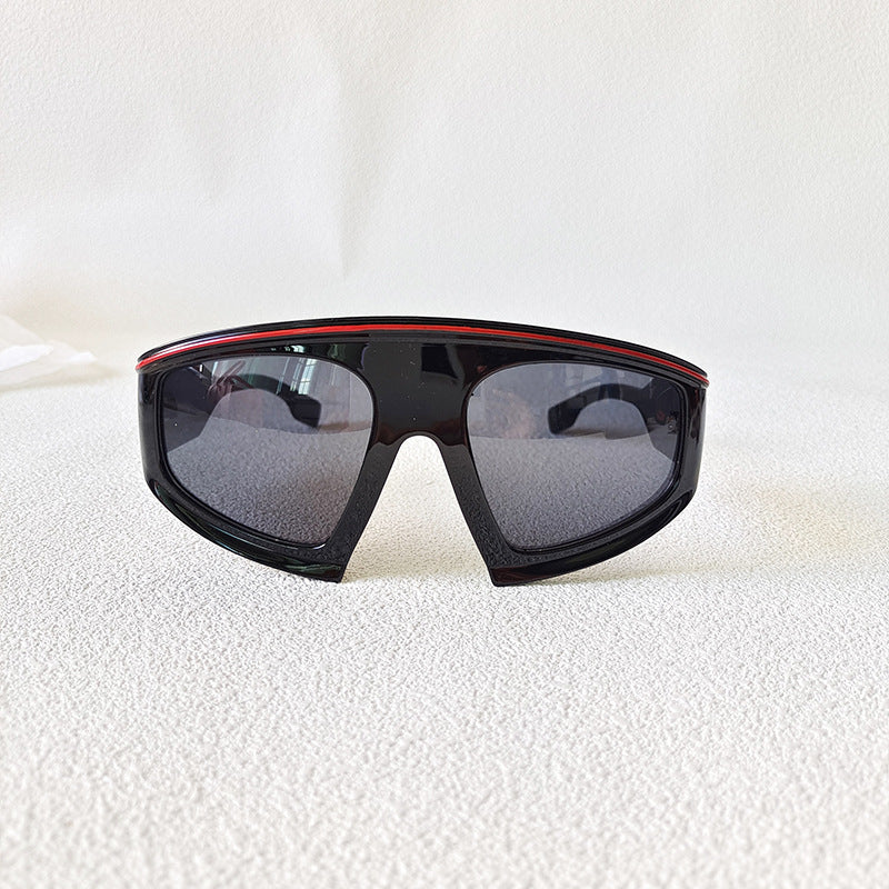 Wholesale Large Frame Gradient Color PC Sunglasses