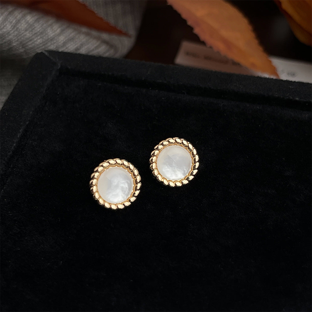 Wholesale Beimu flower shaped zircon butterfly earrings