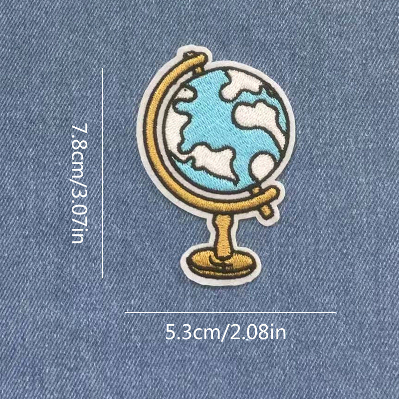 Wholesale Campus Life Back To School Embroidered Patch Iron On Decorative Accent For Hats Bags Clothing DIY Accessory