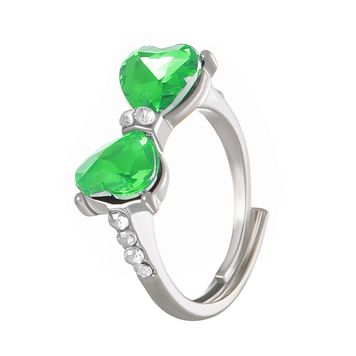 Wholesale Zircon Bow Alloy Rings