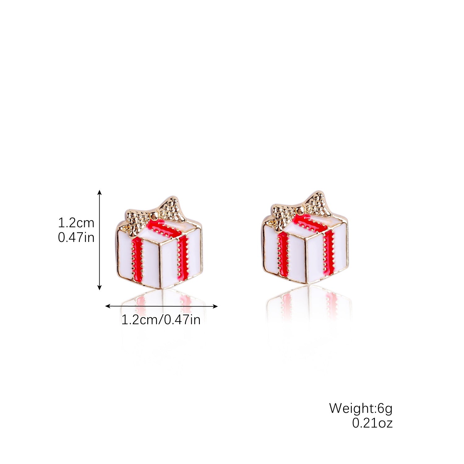 Wholesale Christmas Earrings Set with Diamond Snowflake Christmas Alloy Earrings
