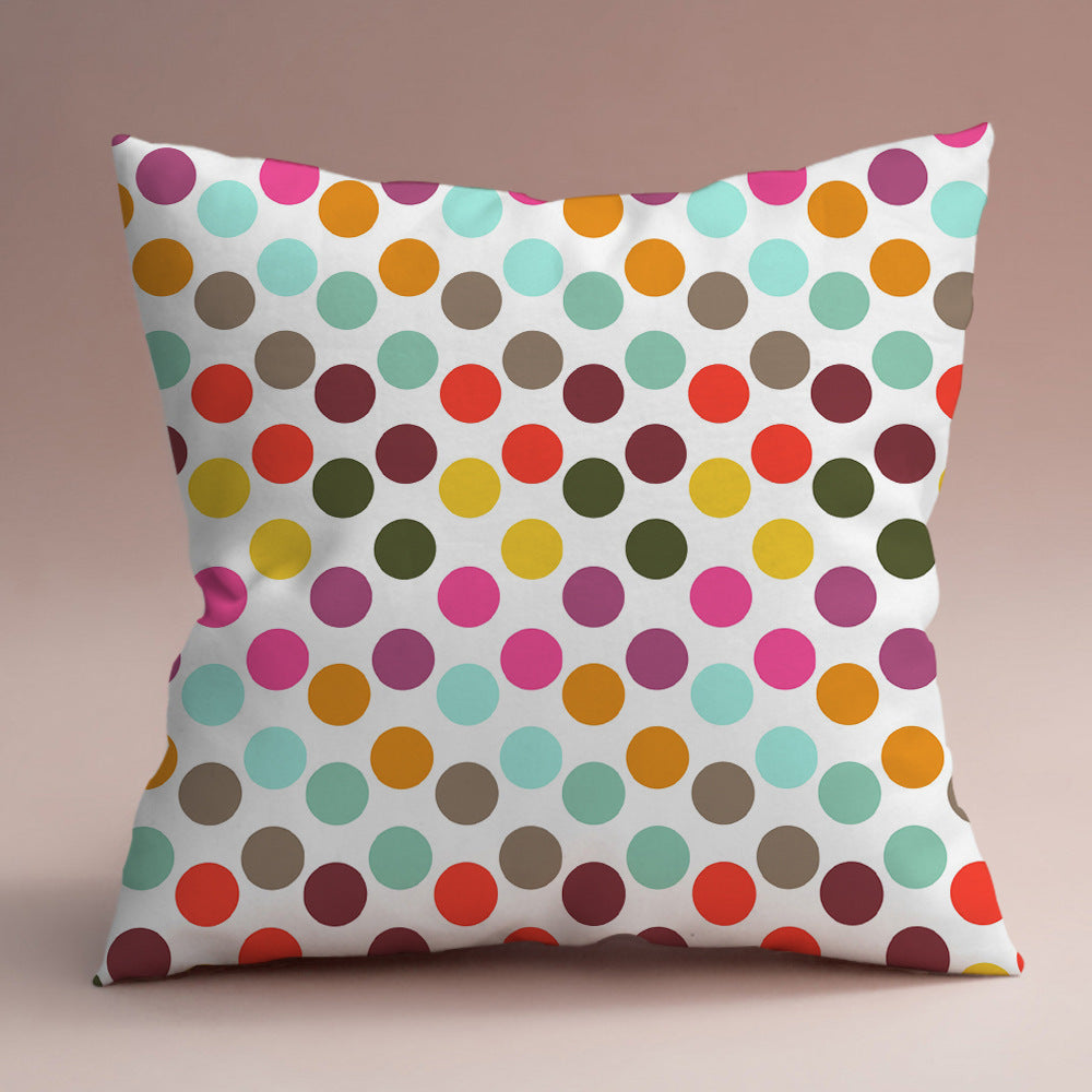 Wholesale Geometric Pattern Short Plush Pillowcases
