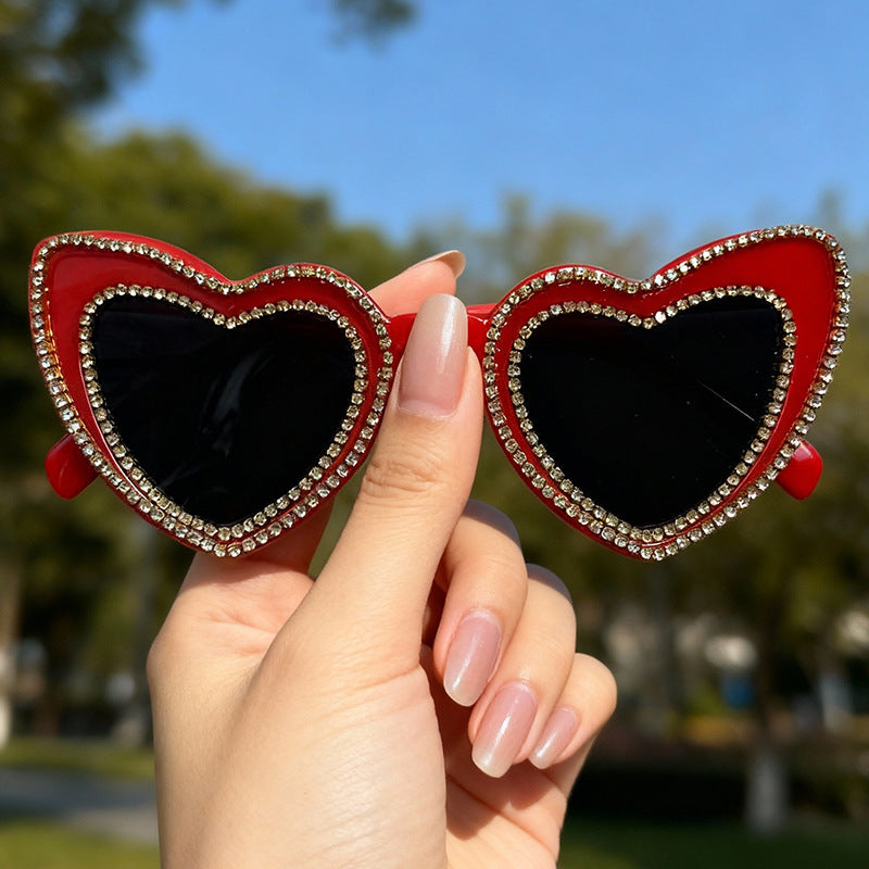 Wholesale Leopard Print Party with Rhinestones Men' s/ women' s sunglasses