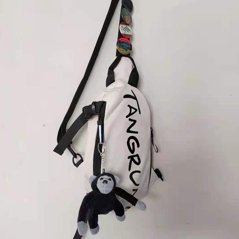 Wholesale Messenger bag sports waist bag casual fashion shoulder bag student personality small cross bag chest bag