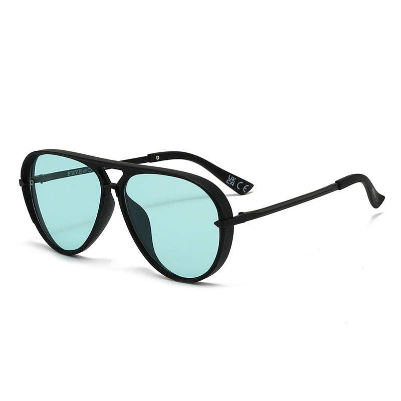 Wholesale Pilot Retro Large Frame  Mirror Sunglasses