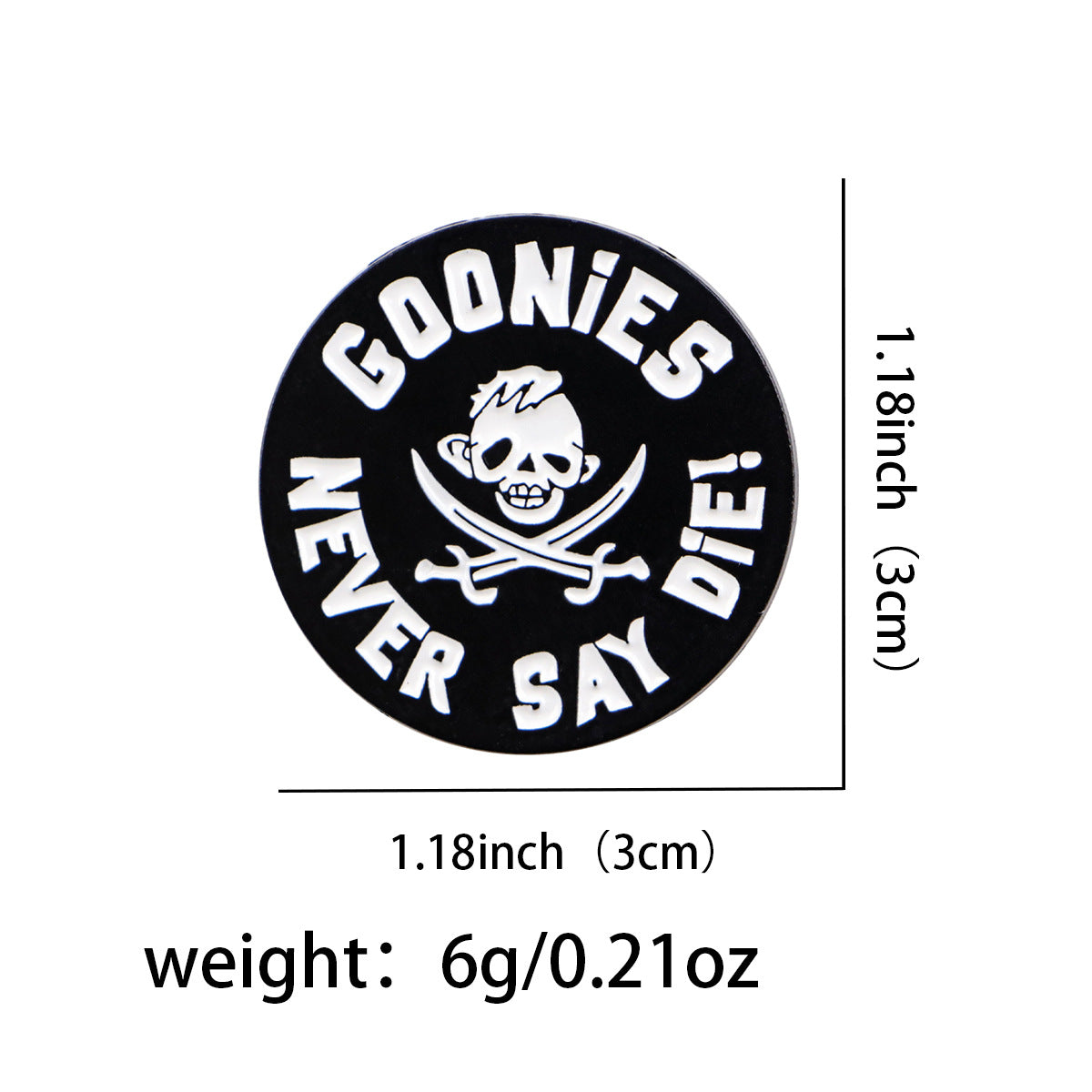 Wholesale Quote Brooch Cartoon Metal Badge English Letter Jewelry