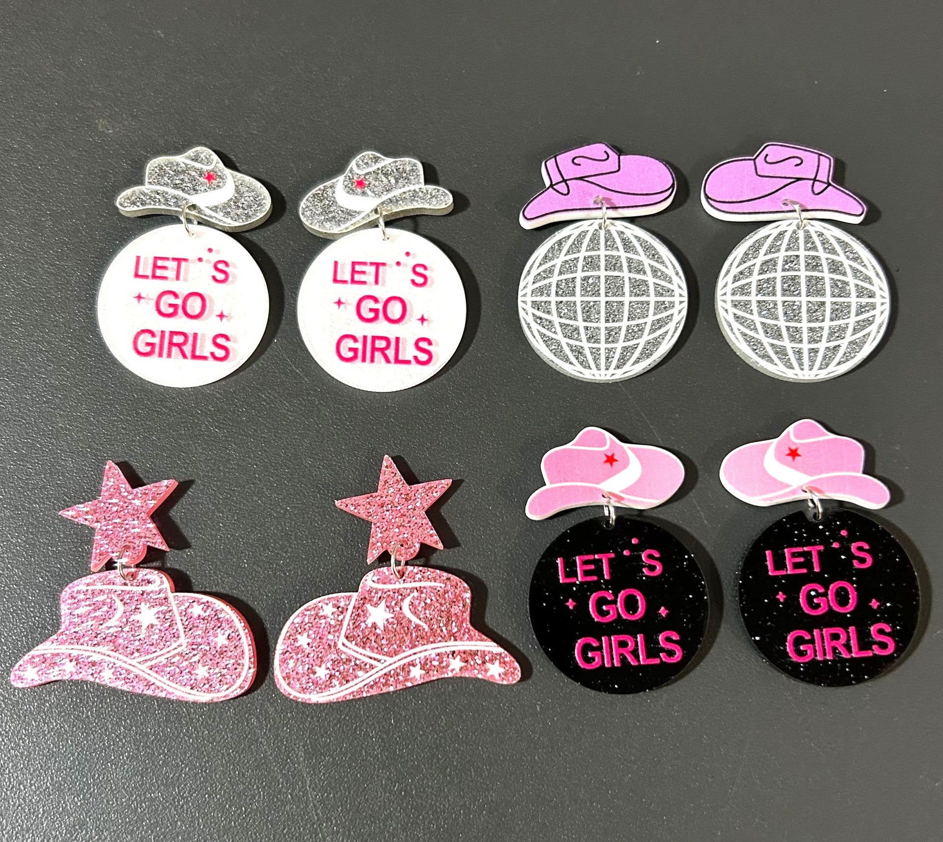 Wholesale Western cowboy hats and earrings