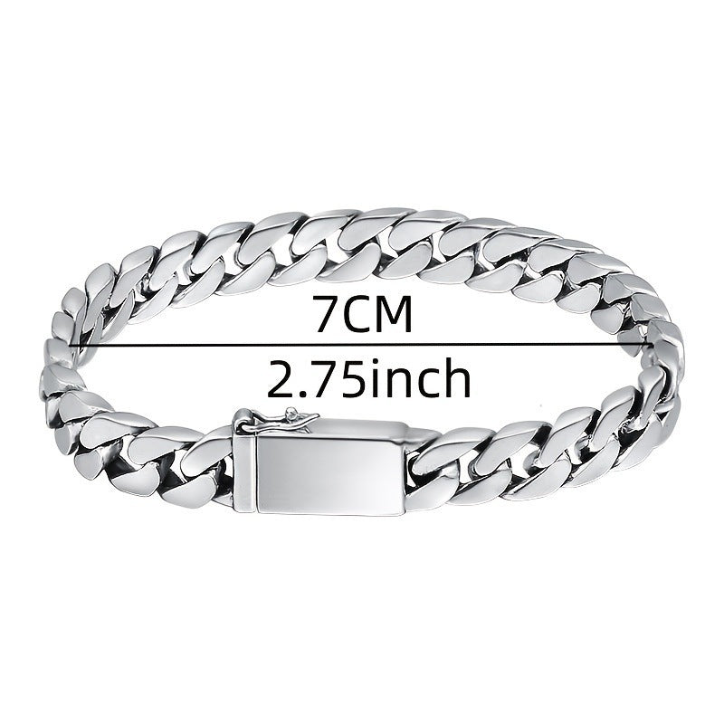 Wholesale Miami Cuban Chain Men's Metal Bracelet