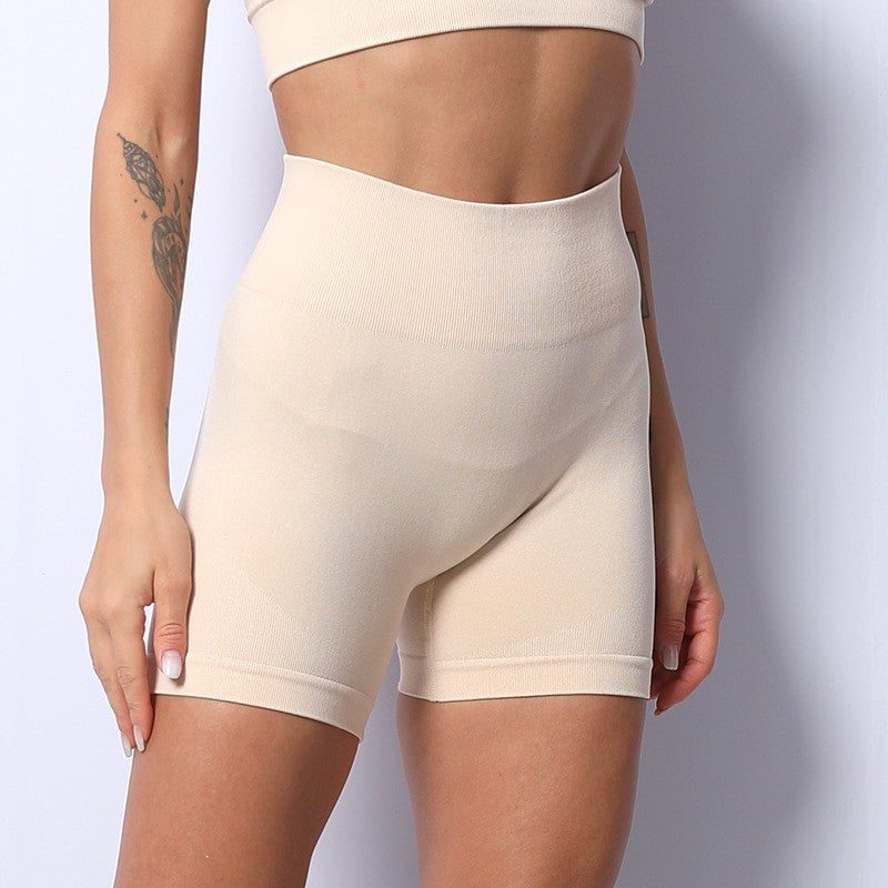 Wholesale Quick Dry Breathable Threaded Skinny Hip Lift High Waist Seamless Yoga Clothes