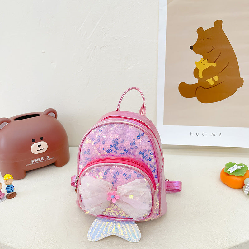Wholesale PU Sequin Kids Bag