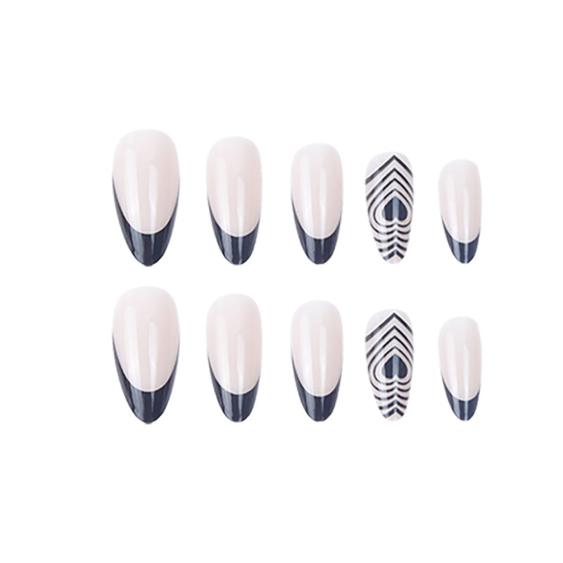 Wholesale Valentine's Day Black Love Droplet Plastic Wearing Nail Beauty