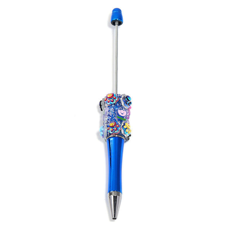 Wholesale 5pcs beaded pen cartoon cat claw ball-point pen Beadable Pen