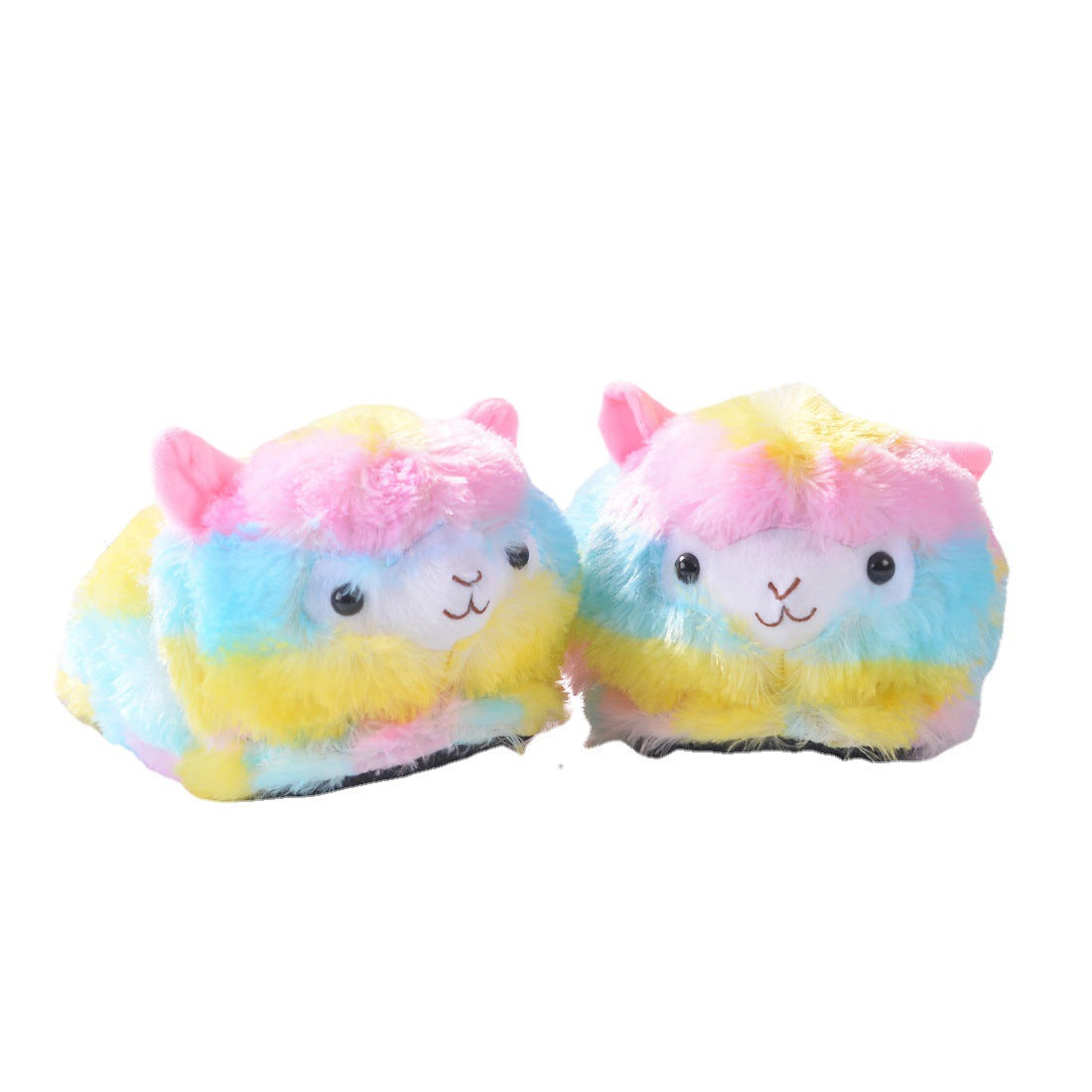 Zapatillas de peluche alpaca de alpaca pareja de alpaca al por mayor inclusiva