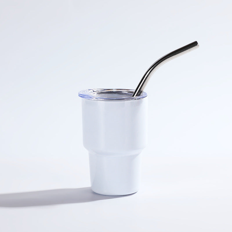 Wholesale Candy Color Red Wine Cup 2oz Stainless Steel Ice Bullies Cup